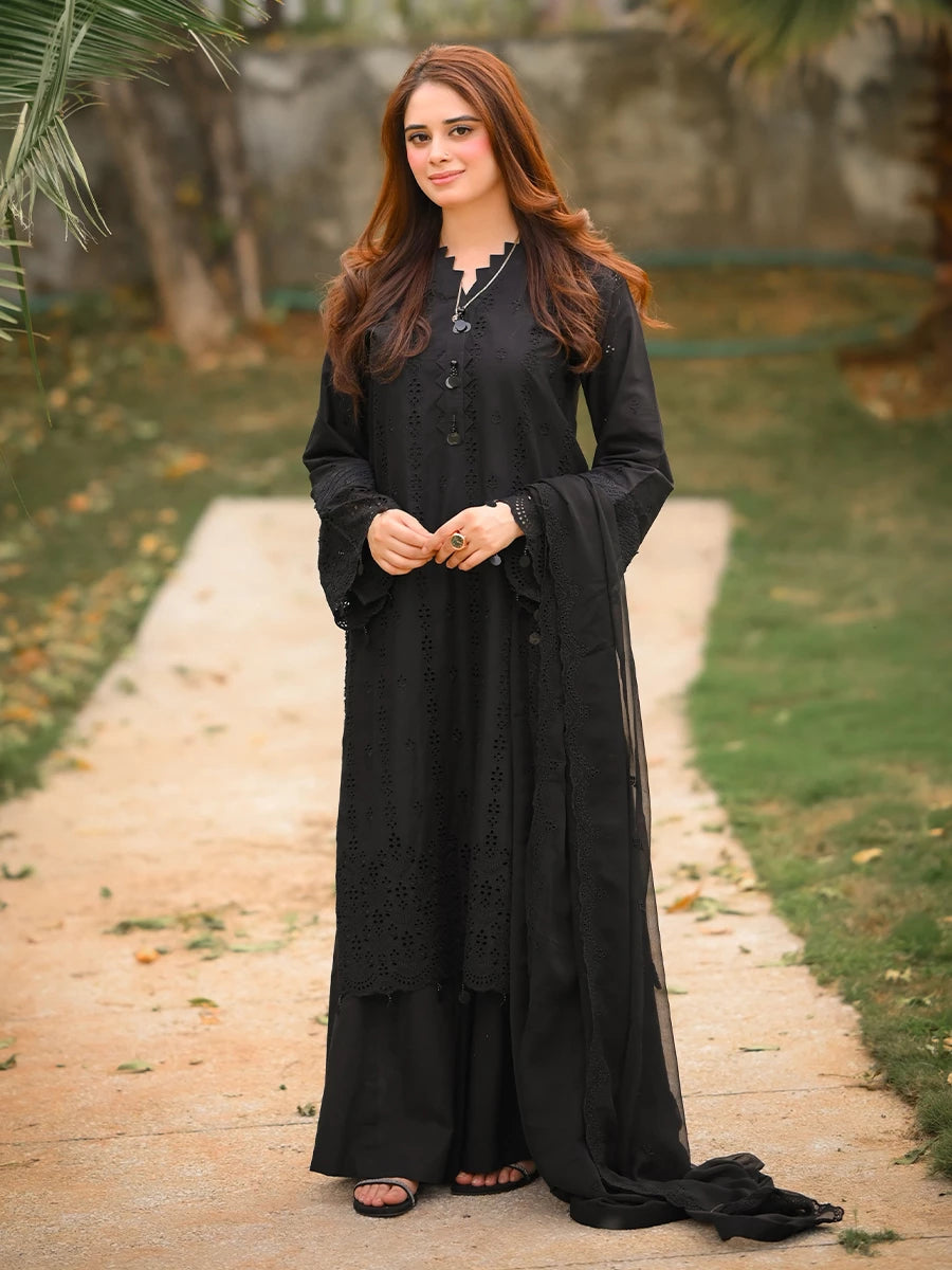 3Pc Unstitched Chikankari Embroidered Lawn Suit (CK025) SalitexOnline 3Pc Unstitched Chikankari Embroidered Lawn Suit (CK025) SalitexOnline