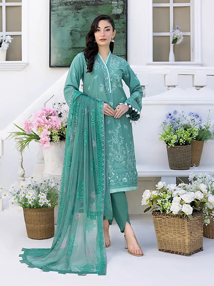 3PC Unstitched Embroidered Lawn Suit (P103) SalitexOnline 3PC Unstitched Embroidered Lawn Suit (P103) SalitexOnline