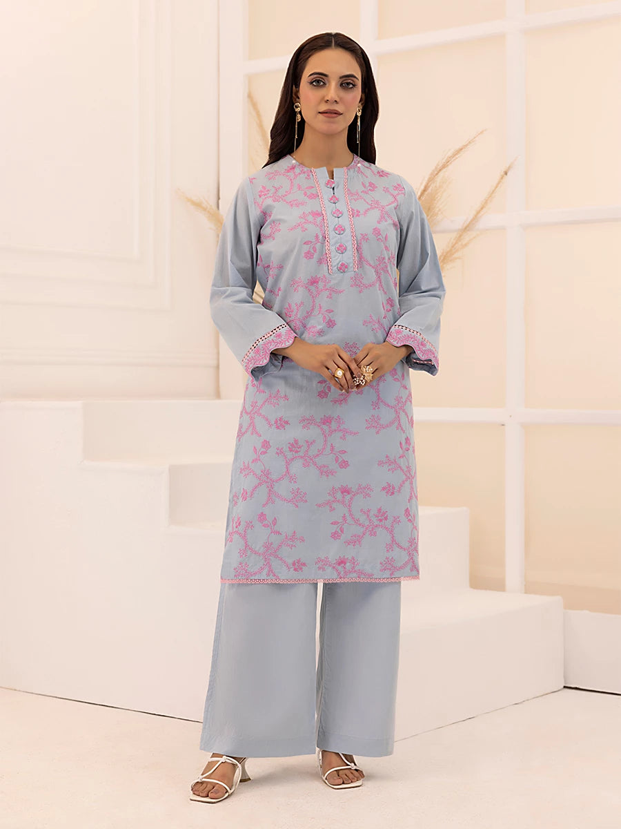 embroidered casual dress Baltic Born Womens Kennedy Embroidered Maxi Dress | Blue