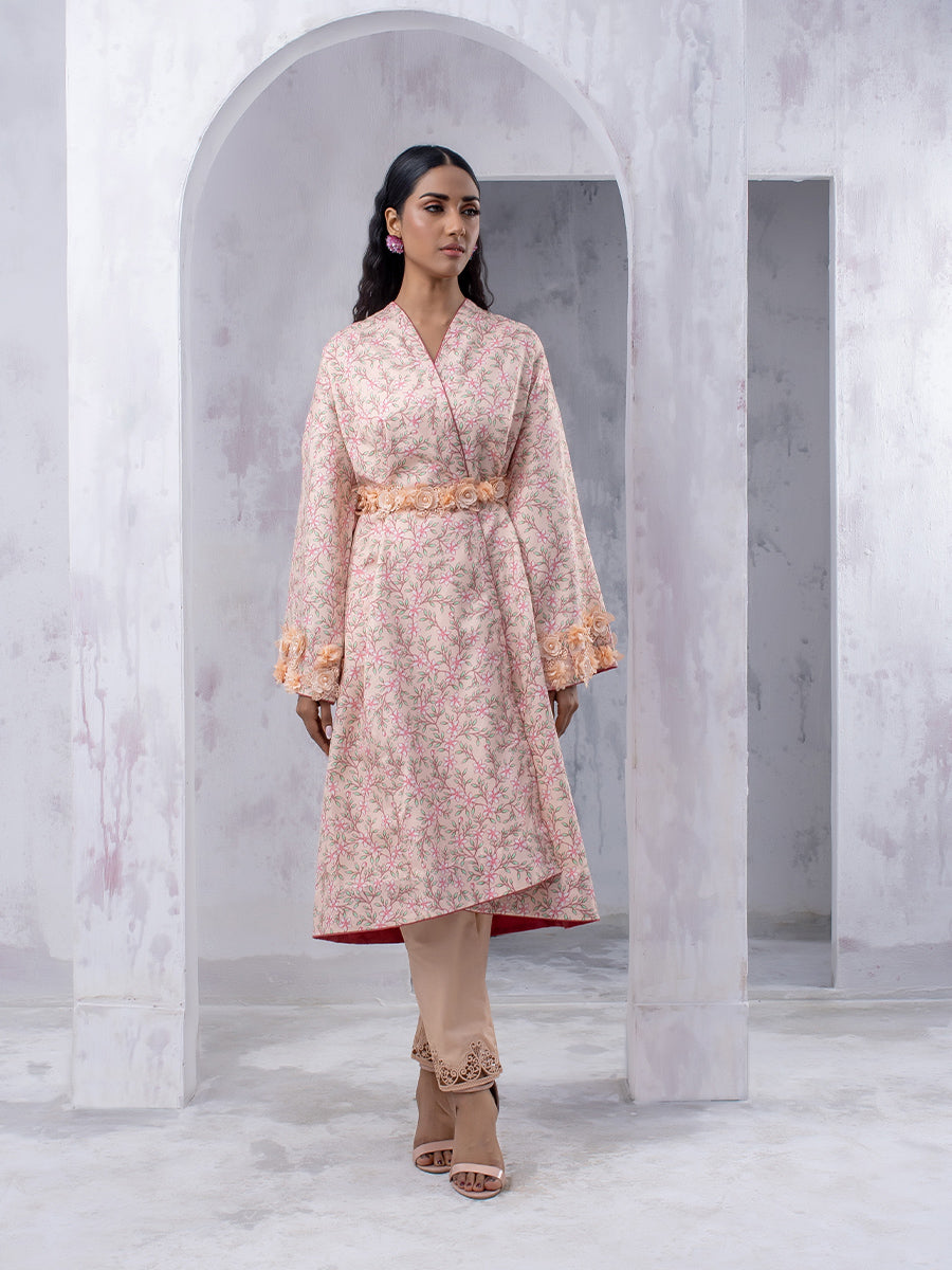 1pc Unstitched Printed Dobby Silk Lawn Kurti – SalitexOnline