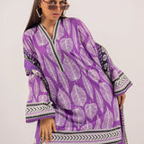 3PC UNSTITCHED - PRINTED CAMBRIC LAWN SUIT