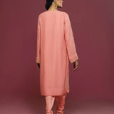 2PC Stitched Chiffon Embroidered Suit