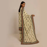 3pc Unstitched - Printed Lawn Suit