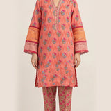 2PC Stitched Cross Hatch Embroidered Suit (SPL2PEC037-A)