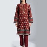 2PC Stitched Dobby Embroidered Suit (PEUFL2PBE139)