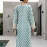 2PC Stitched Cambric Embroidered Dress (WRS2BA24AL116)