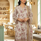 3PC Unstitched Cambric Printed Suit (SSW6U3P853)