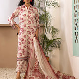 3PC Stitched Printed Silk Lawn Suit (SUNS25ASI057)