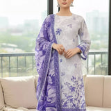 3PC Unstitched Printed Cambric Suit (SSW6U3P810)