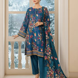 3PC Unstitched Khaddar Printed Suit (SSW6U3P834)