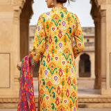 3PC Unstitched Printed Cambric Suit (SSW6U3P393)