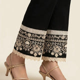 1Pc Stitched Cambric Embroidered Bottom (TPS25E037)