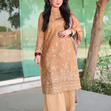 3PC Unstitched Festive Embroidered Suit (SUNW7JI087)