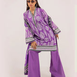 3PC UNSTITCHED - PRINTED CAMBRIC LAWN SUIT