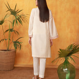 1pc - Stitched Basic Signature Embroidered Texture Lawn Shirt