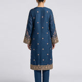 2PC Cotton Net Embroidered Suit (WRS2SA24AN39)