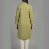 2PC Stitched Cotton Viscose Embriodered Suit (AIZ2PEC309)