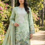 2PC Stitched Embroidered Shirt + Dupatta