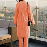 2PC Stitched Crepe suit (SS25PBC691)
