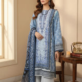 3PC Unstitched Cambric Printed Suit (SSW6U3P825)