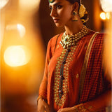 3PC FESTIVE EMBROIDERED SUIT (LA23NO1)