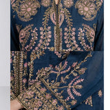 2PC Cotton Net Embroidered Suit (WRS2SA24AN39)