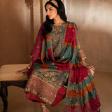 3PC Unstitched Luxury Formal Hand-Worked Suit (SUNW6RO009)