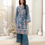 2PC Stitched Khaddi Net Embroidered suit (WRS2SA24AN28)