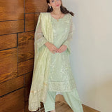 3PC Unstitched Festive Embroidered Suit (SUNW7NO096)
