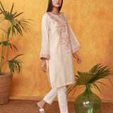 1pc - Stitched Basic Signature Embroidered Texture Lawn Shirt