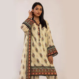 3pc Unstitched - Printed Lawn Suit