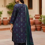 3PC Unstitched Khaddar Printed Suit (SUNS7ASI517)