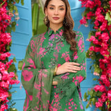 LUXURY CAMBRIC EMBROIDERED SUIT