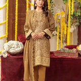 3PC Unstitched Festive Embroidered Suit (SUNW6NO044)
