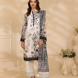 3PC Unstitched Lawn Printed Suit (P315)
