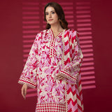 3pc Unstitched - Printed Lawn Suit