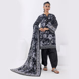 3pc Unstitched Lawn Printed Suits