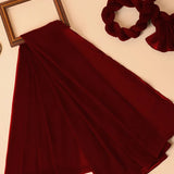 1pc Dyed Crinkle Chiffon Dupatta (PD-00093-A)