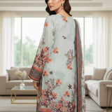 3PC Unstitched Printed Cambric Suit (SSW6U3P323)