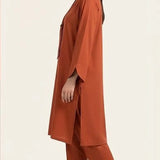 2PC Stitched Crepe suit (SS25PBC690)