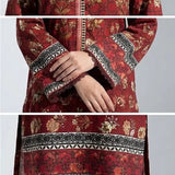 2PC Stitched Dobby Embroidered Suit (PEUFL2PBE139)