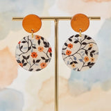 Petal Noir Earring