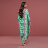 3pc Unstitched - Printed Cambric Suit