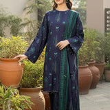 3PC Unstitched Khaddar Printed Suit (SUNS7ASI517)