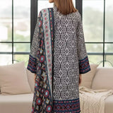 3PC Unstitched Printed Cambric Suit (SSW6U3P811)