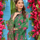 LUXURY CAMBRIC EMBROIDERED SUIT