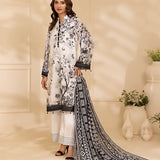 3PC Unstitched Lawn Printed Suit (P315)