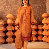 3PC Unstitched Festive Embroidered Suit (SUNS7JI055)