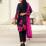 3PC Unstitched Doria Cambric Printed Suit (P282)