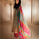 3PC Unstitched Luxury Formal Hand-Worked Suit (SUNW6RO009)